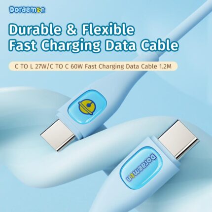 Doraemon C TO C 60W Fast Charging Data Cable 1.2M