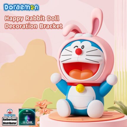 Doraemon Happy Rabbit Doll Tablet Holder (29cm tall)