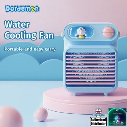 Doraemon Desktop Water Cooling Fan (Blue)
