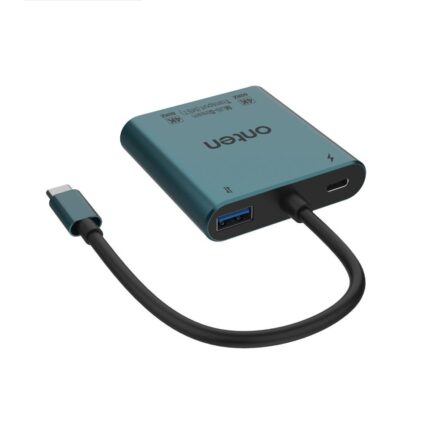 4 in 1 Type-C to HDMI*2 + PD + USB 2.0 Adapter (OTN-9175K)