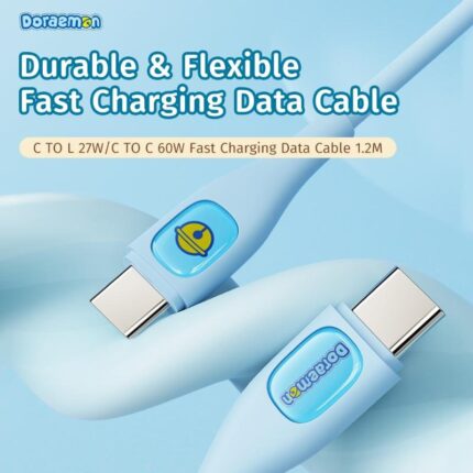 Doraemon C TO C 60W Fast Charging Data Cable 1.2M