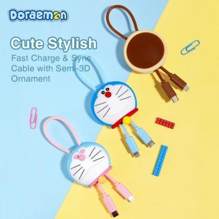 Doraemon C TO C 100W Fast Charge & Sync Cable