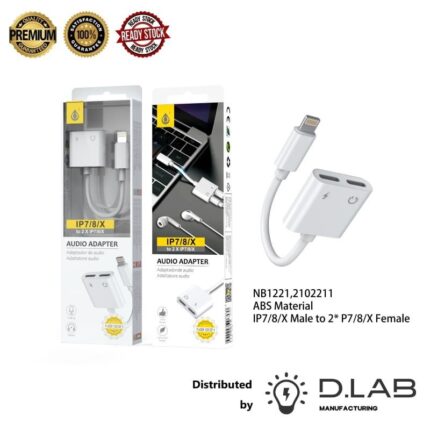 Lightning Audio + Charge Adapter