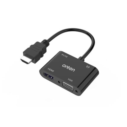 3 in 1 HDMI to HDMI + VGA + USB 3.0 with Audio Adapter (OTN-5165HV)