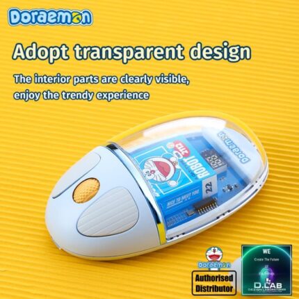 Doraemon Bluetooth Transparent Mouse