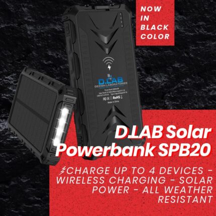 D.LAB Solar Powerbank SPB20 (20,000mAh)