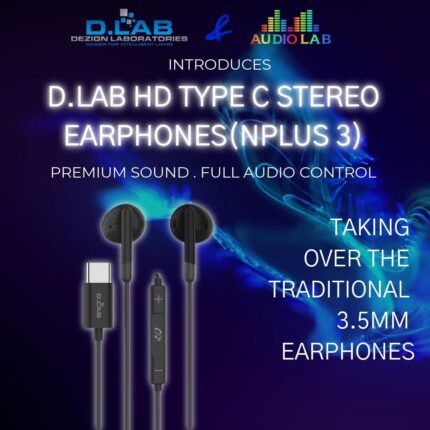 D.LAB HD Type C Stereo Earphones (NPLUS3)