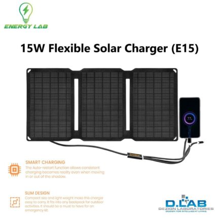 15W flexible solar charger (E15)