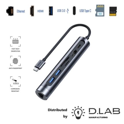 7 in 1 Ultra Portable Docking Station (H111)