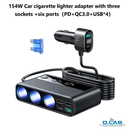 9-in-1 154W Car charging adapter (JR-CL06)