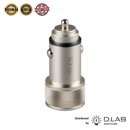 ALL-METAL 2 USB CAR CHARGER