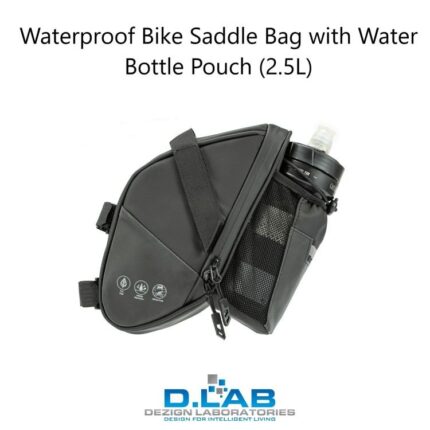 2.5L Waterproof Bike Saddle Bag with Water Bottle Pouch (KHW210324)
