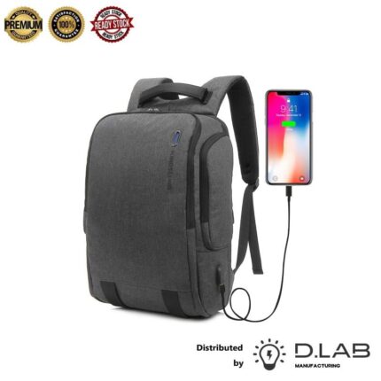 15.6 Inch Convertible Briefcase Bag with USB Charger (KLB180802)