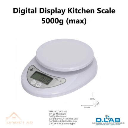 Digital Display Kitchen Scale 5000g (NR9330)