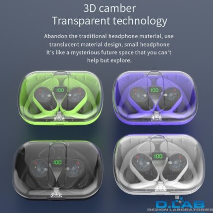 D.LAB True Open Wireless Earbuds (OWS-NPLUS4) Black