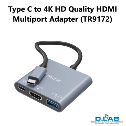 Type C to 4K HD Quality HDMI Multiport Adapter (TR9172)
