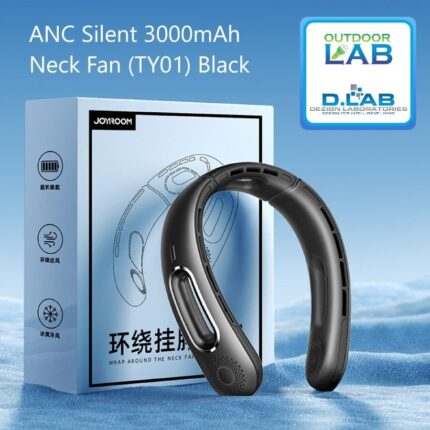 ANC Silent 3000mAh Neck Fan (TY01) Black