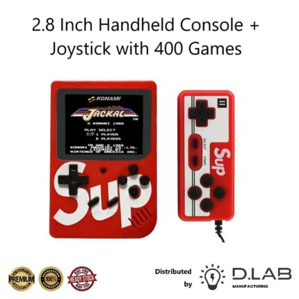3.0 Inch 8-bit Handheld Console + Player 2 Joystick