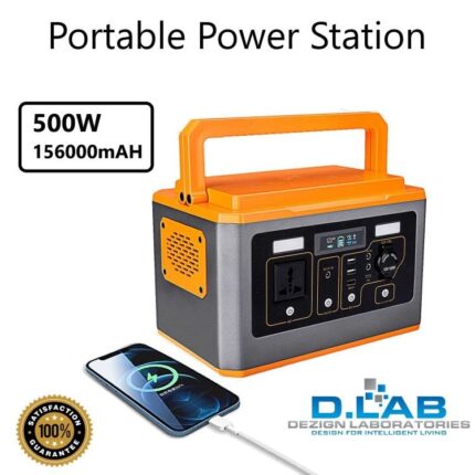 156,000 MAH 500W Portable LED Power Station (PS-04)