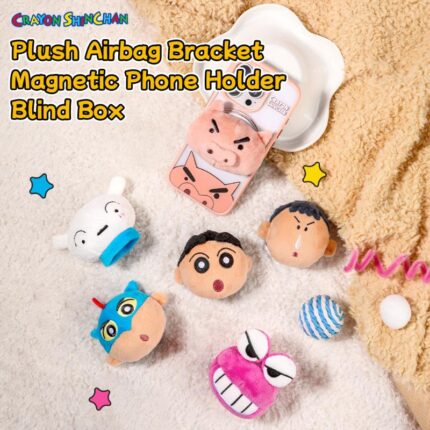 Crayon Shinchan Plush Airbag Bracket Magnetic Phone Holder Blind Box